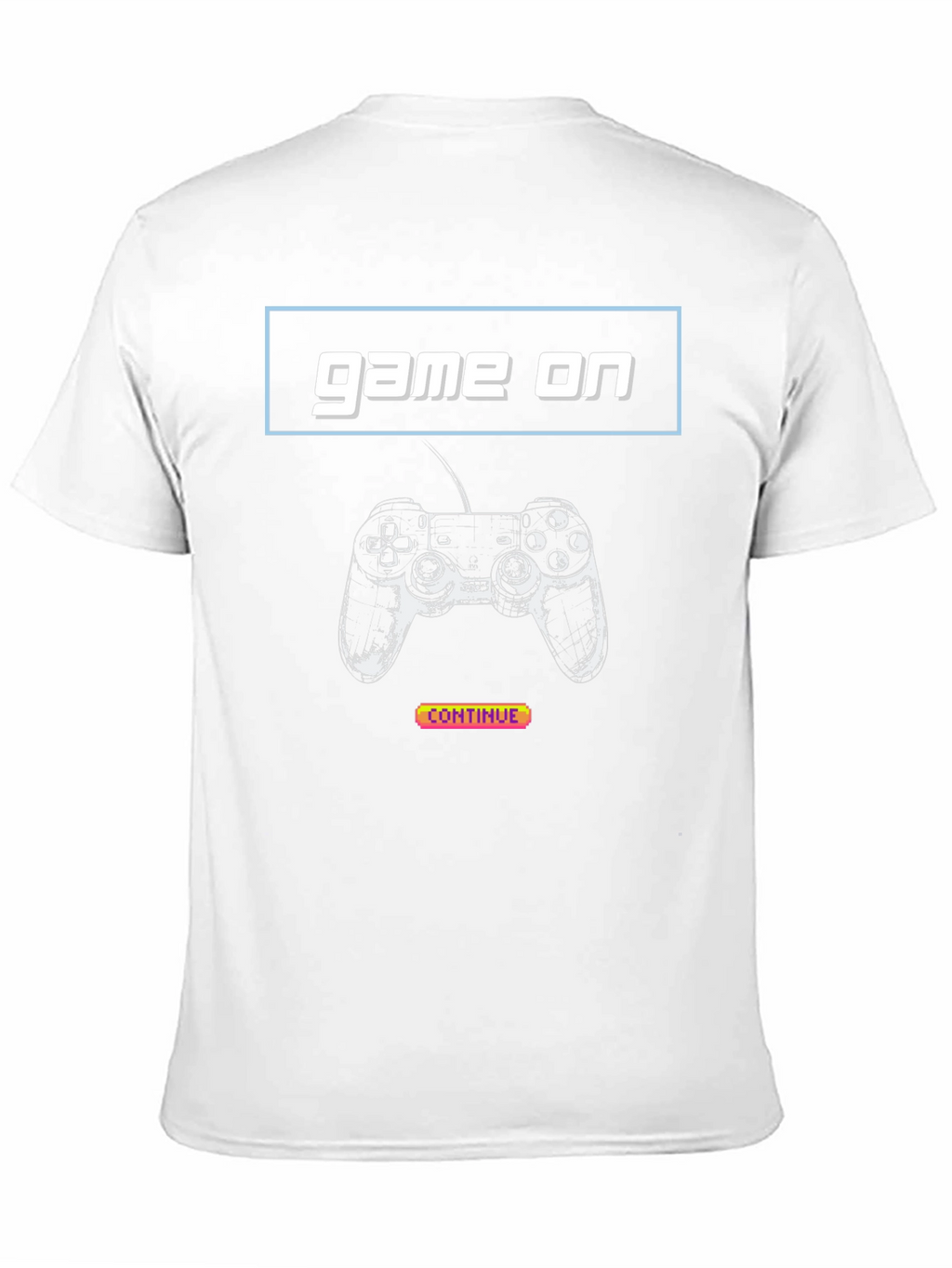Game On Black Graphic Tee - Gamer T-Shirt