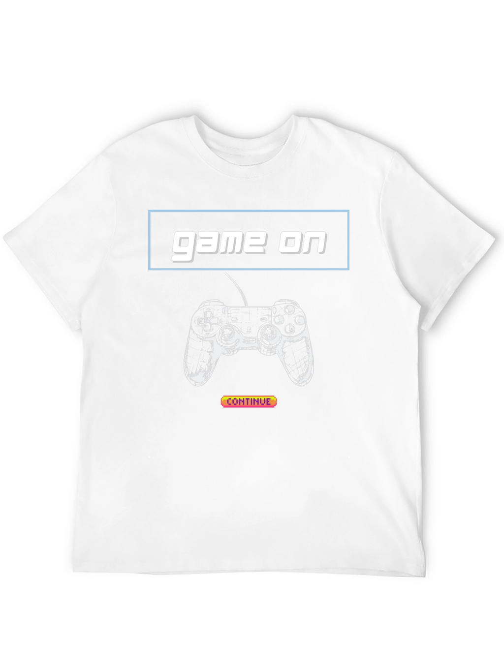 Game On Black Graphic Tee - Gamer T-Shirt