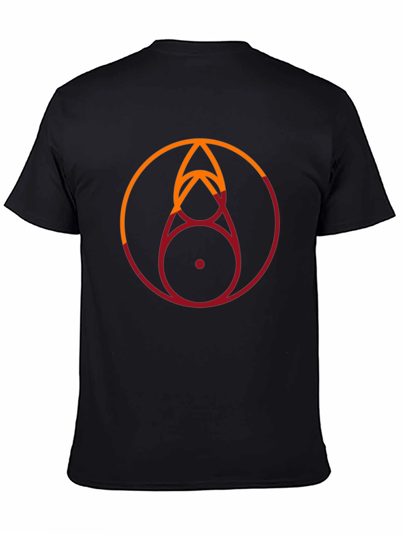 Geometric Circle Graphic Tee - Stylish Modern Design