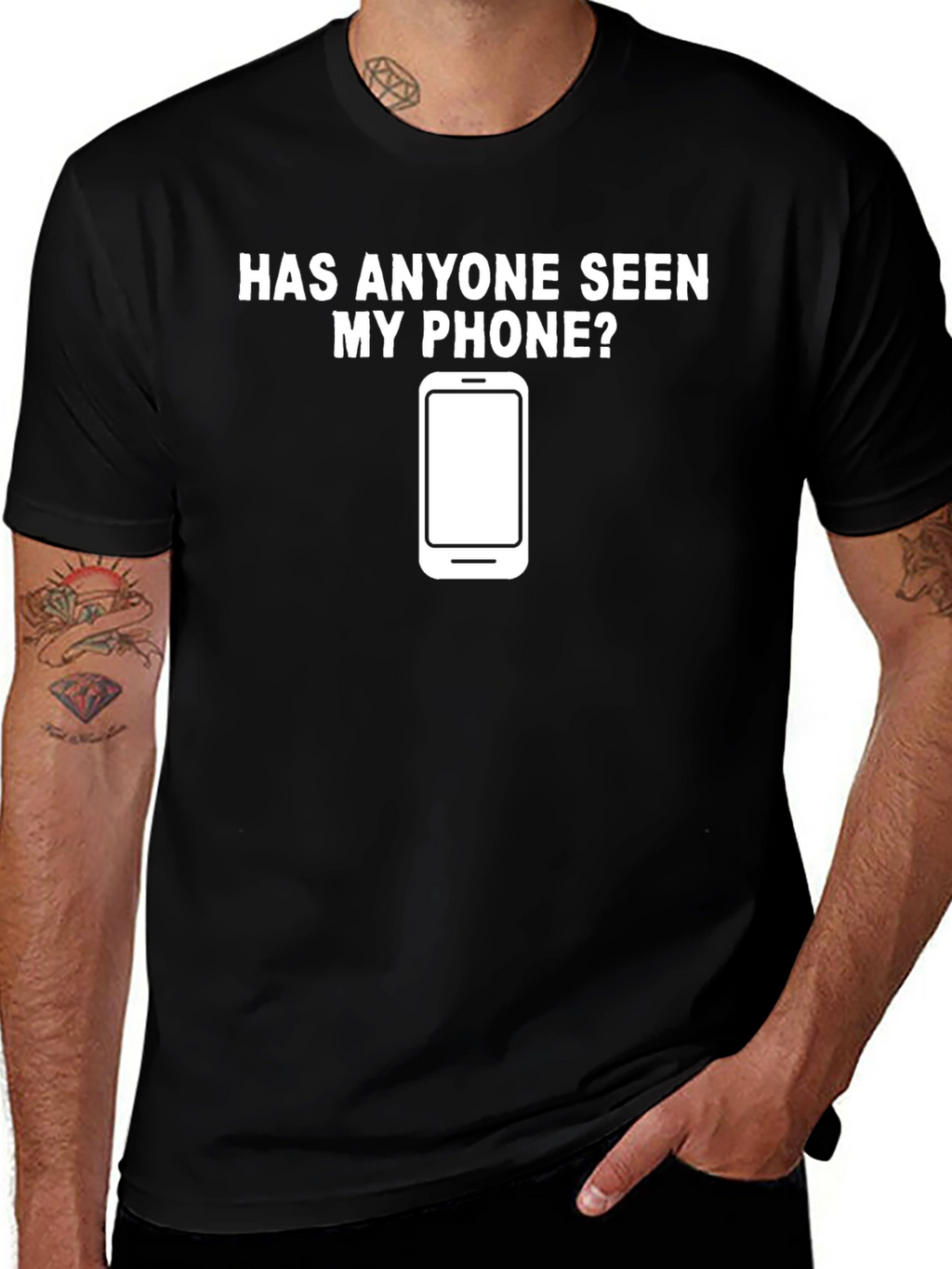 Funny Has Anyone Seen My Phone? Graphic Tee