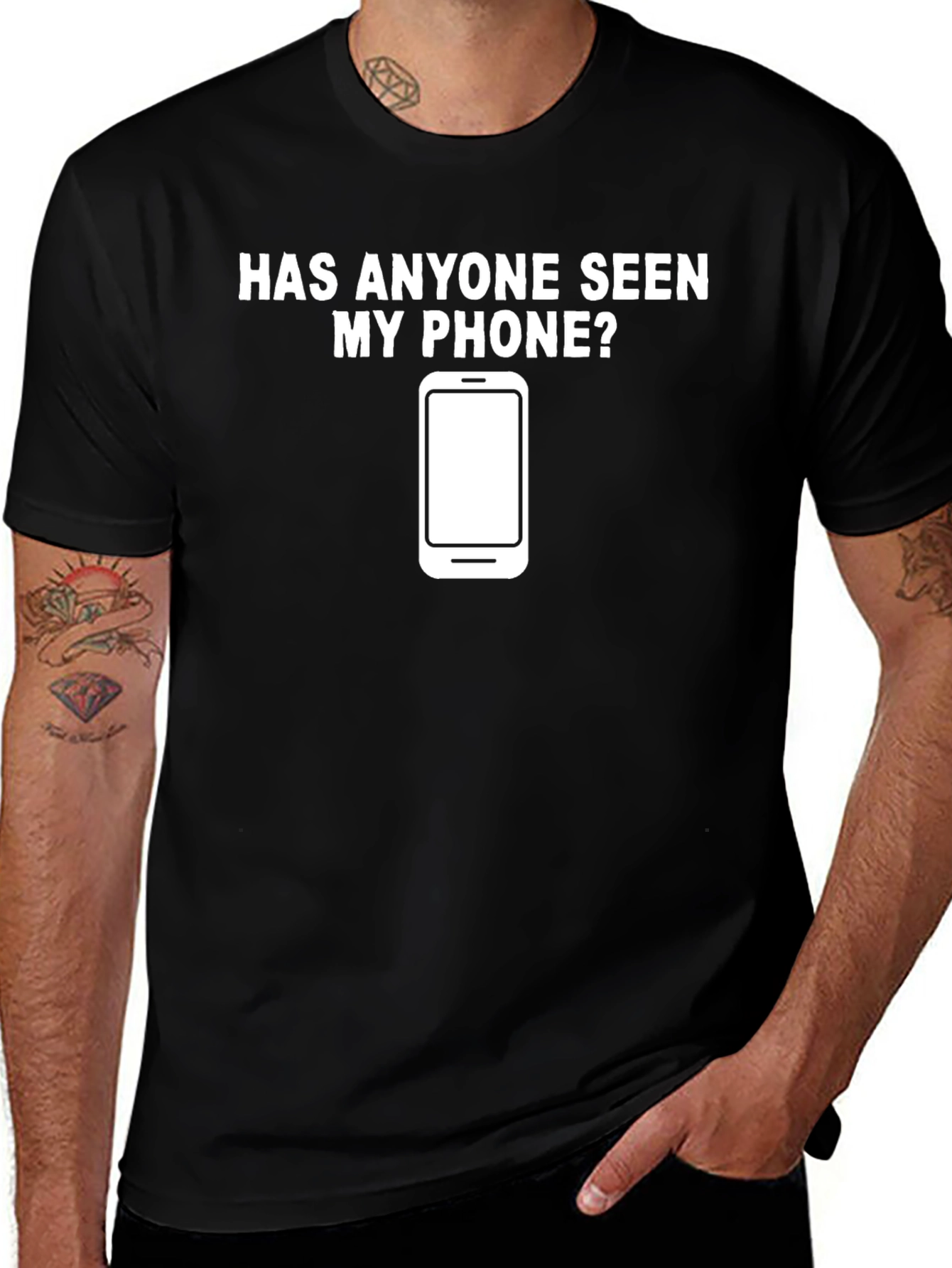 Funny Has Anyone Seen My Phone? Graphic Tee