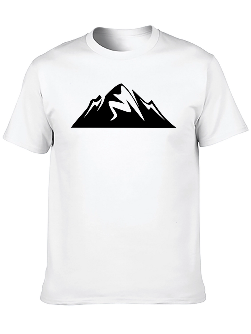 Mountain Runner Graphic Tee - Black Short Sleeve