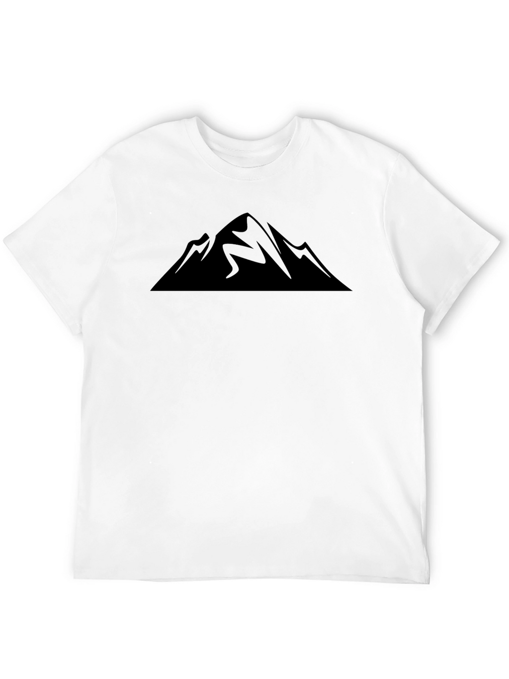 Mountain Runner Graphic Tee - Black Short Sleeve