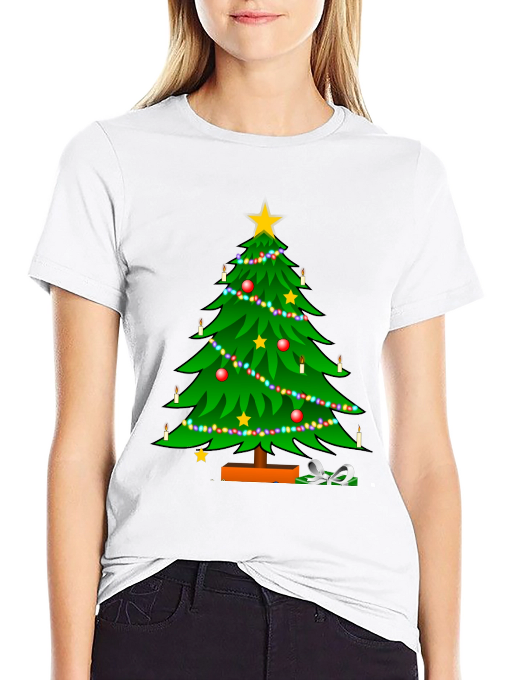Festive Christmas Tree T-Shirt - Holiday Style