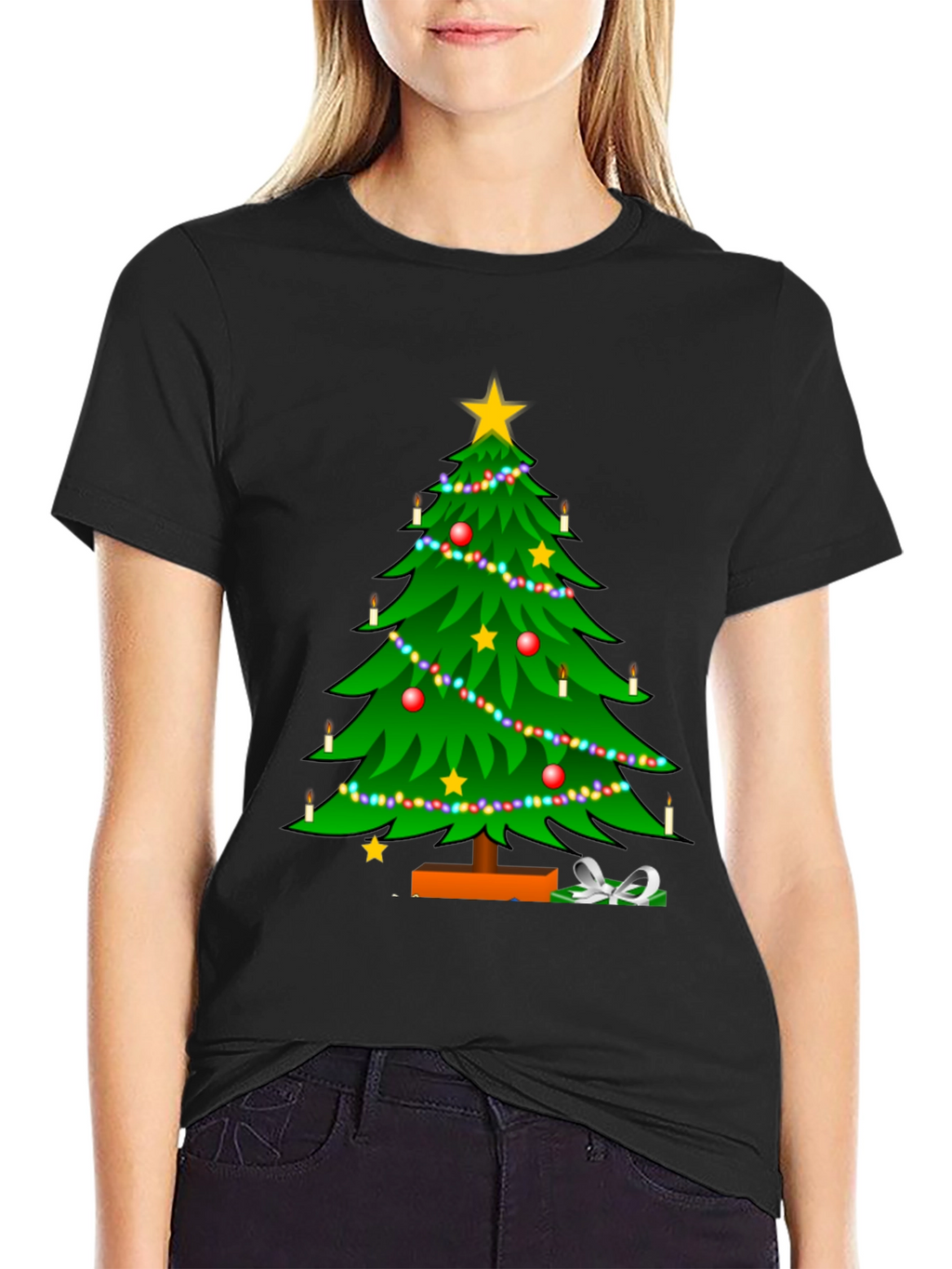 Festive Christmas Tree T-Shirt - Holiday Style