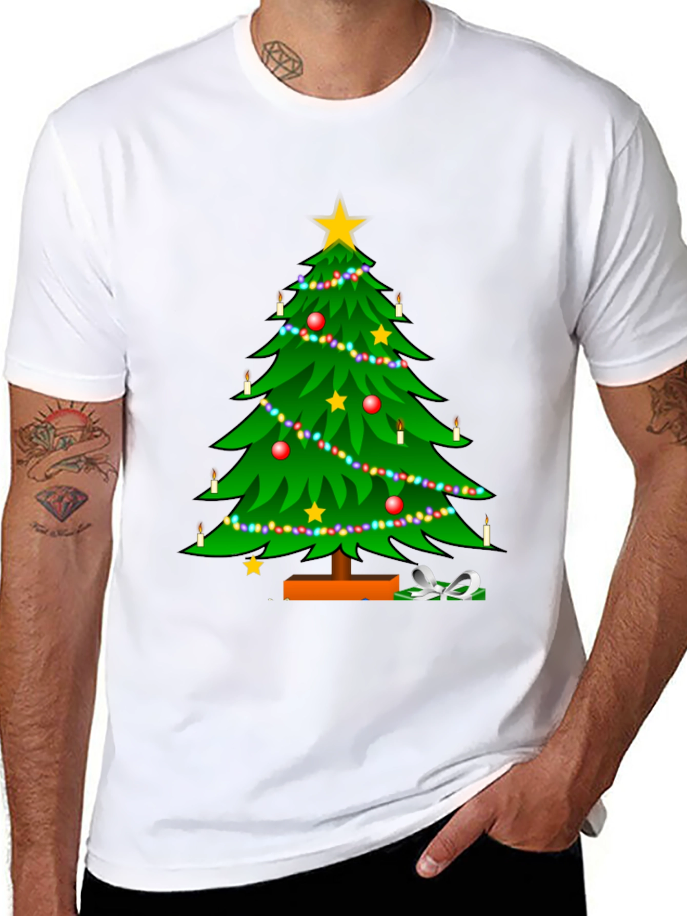 Festive Christmas Tree T-Shirt - Holiday Style