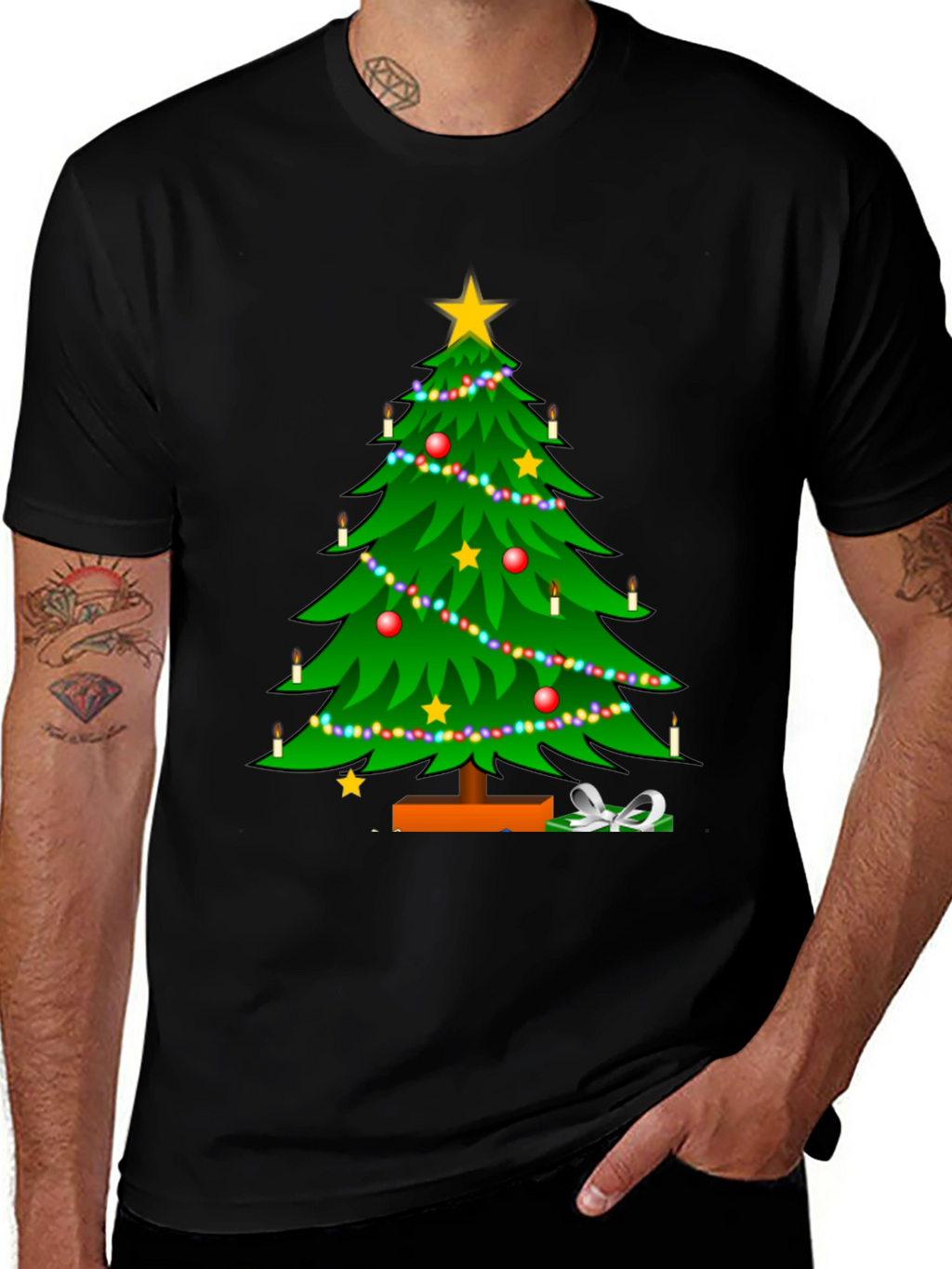 Festive Christmas Tree T-Shirt - Holiday Style