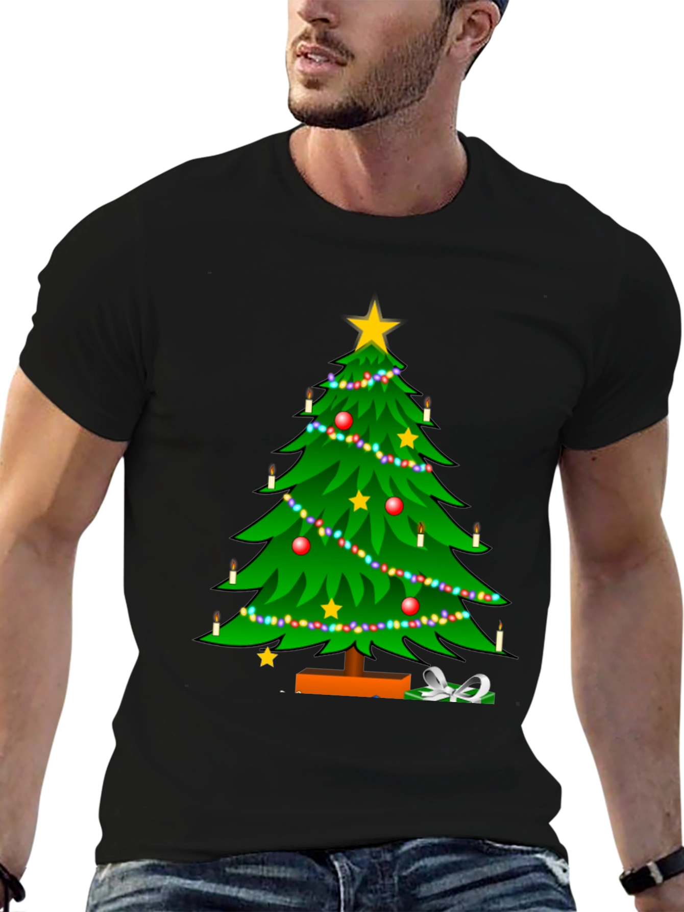 Festive Christmas Tree T-Shirt - Holiday Style