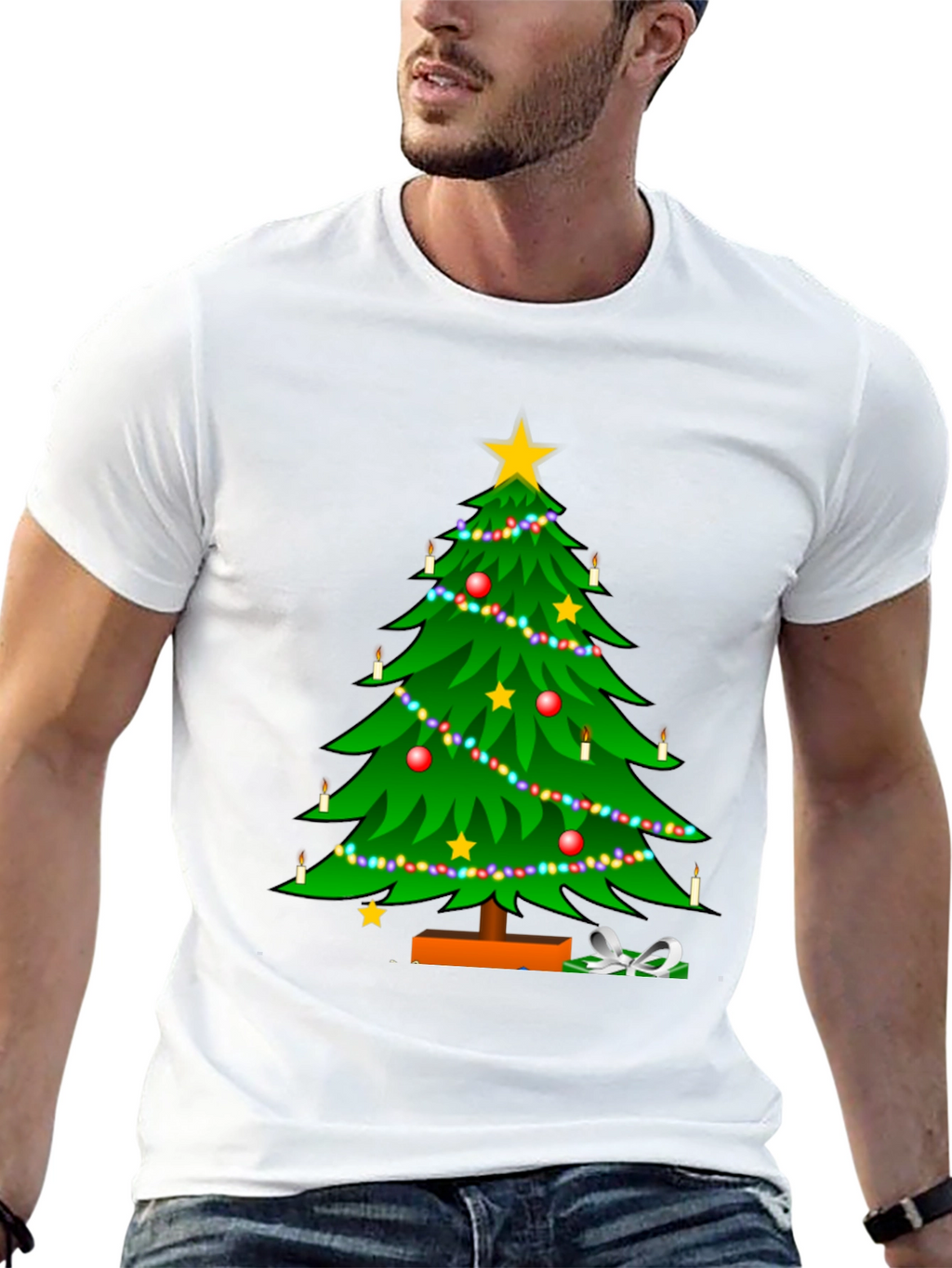 Festive Christmas Tree T-Shirt - Holiday Style