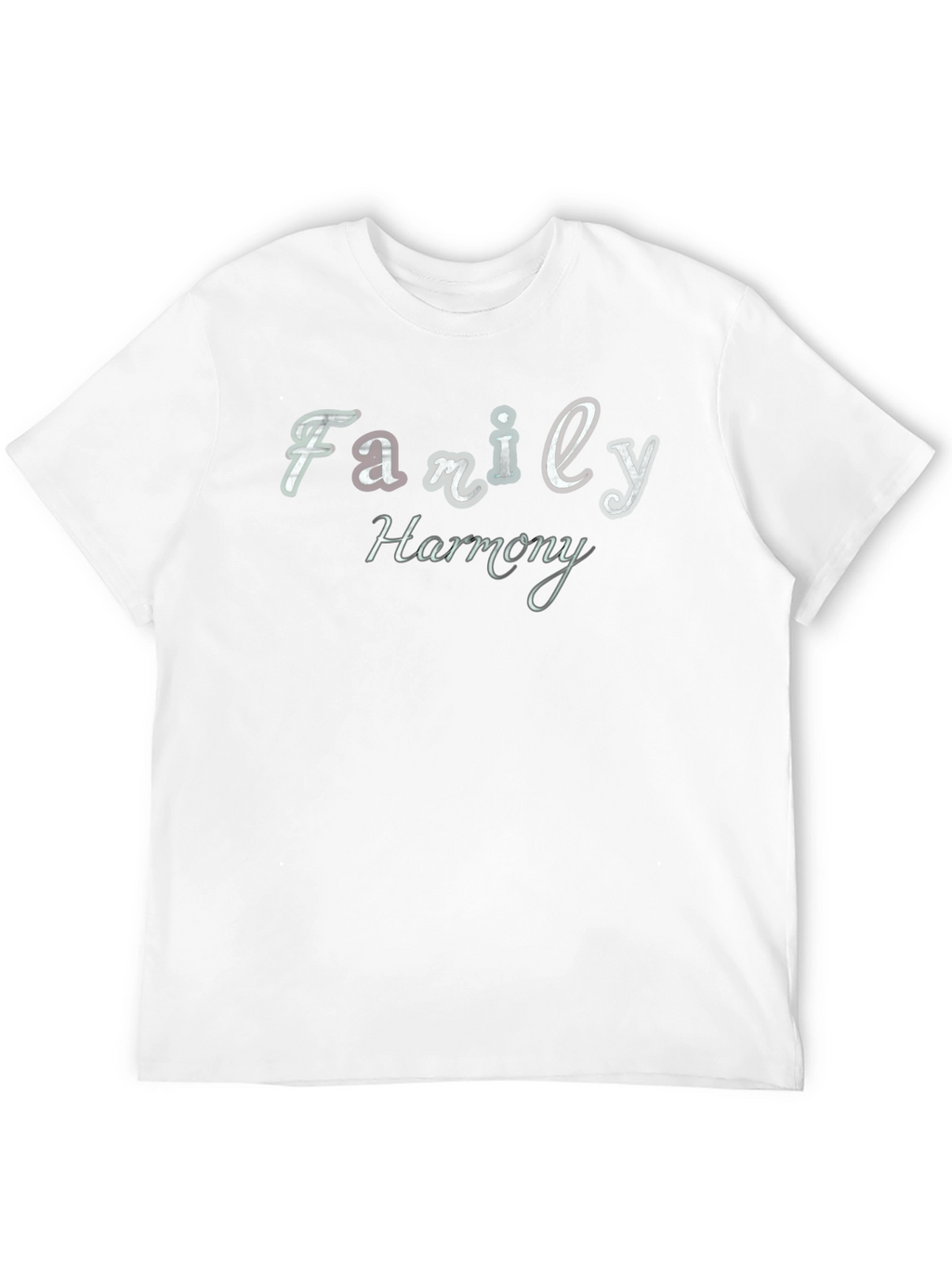 Family Harmony Graphic Tee - Black