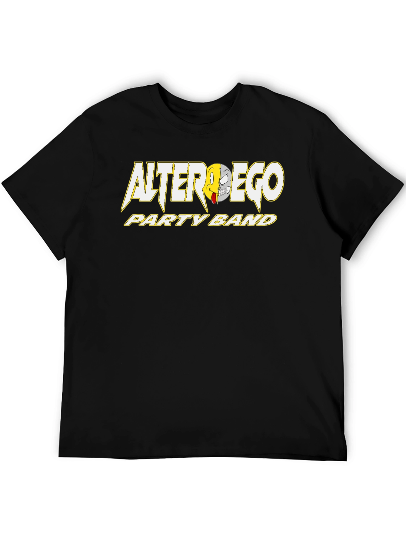 Alter Ego Party Band Graphic Black T-Shirt