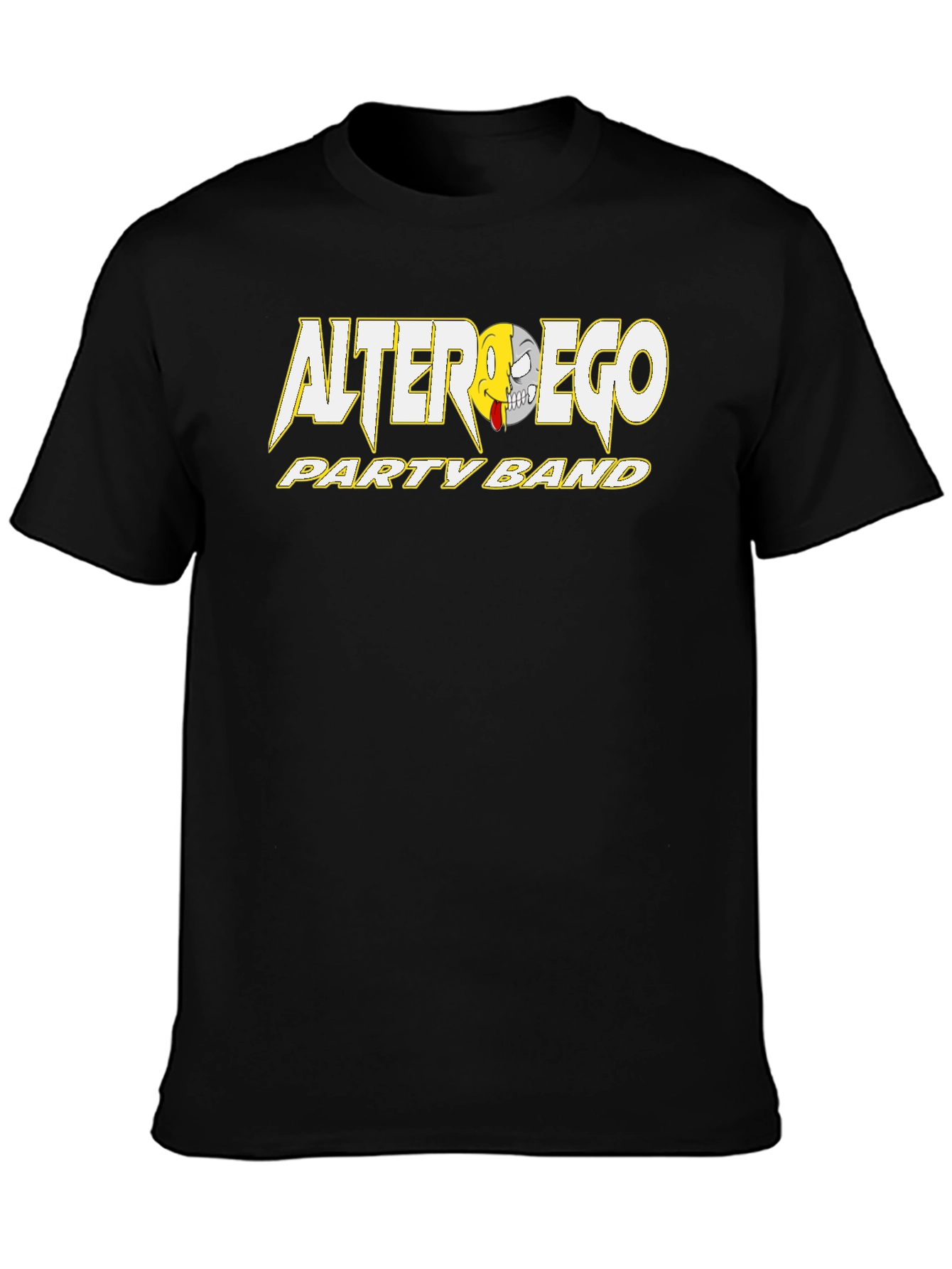 Alter Ego Party Band Graphic Black T-Shirt