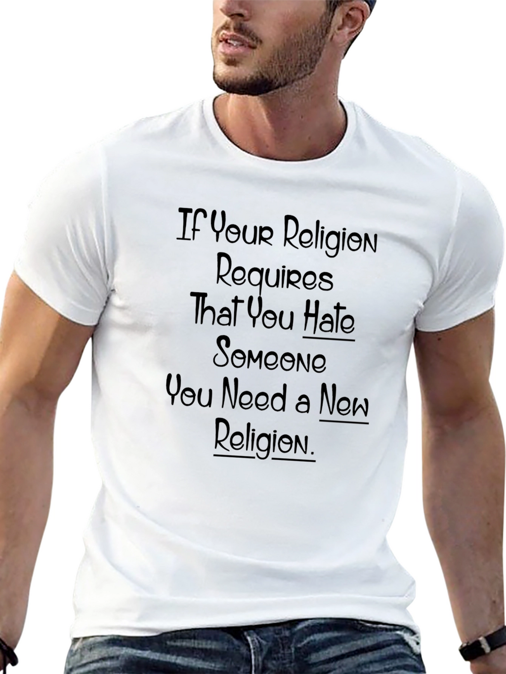 Religion Hate Quote T-Shirt