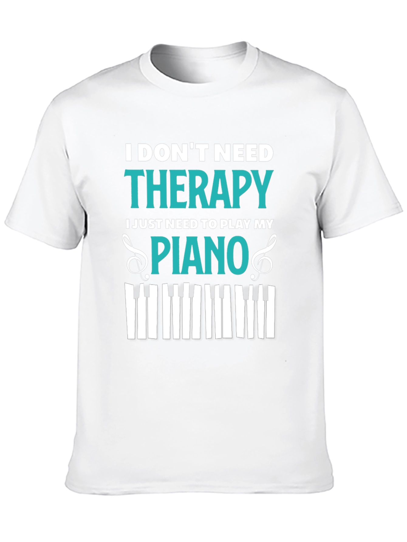 Piano Therapy T-Shirt - Music Lover Tee
