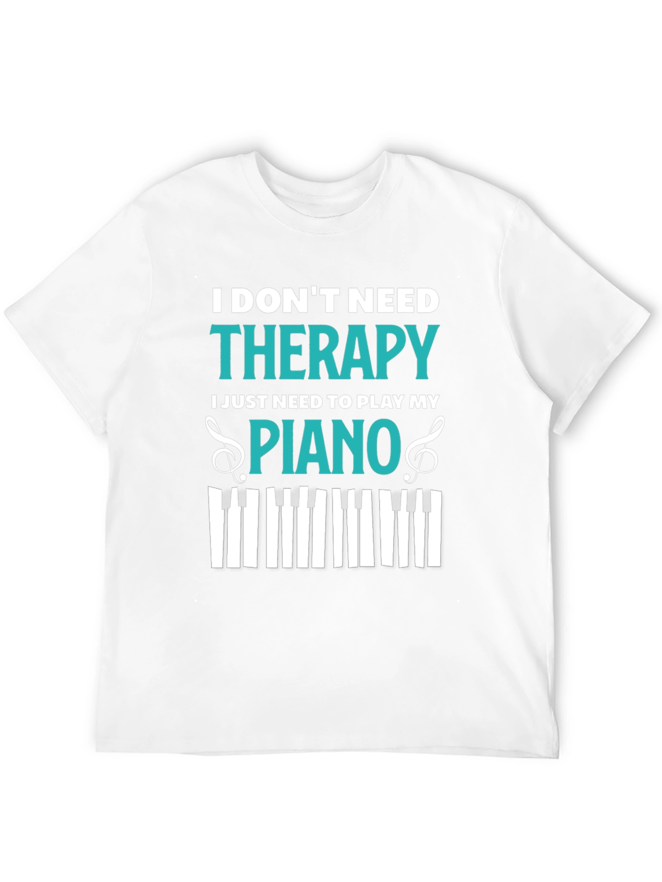 Piano Therapy T-Shirt - Music Lover Tee