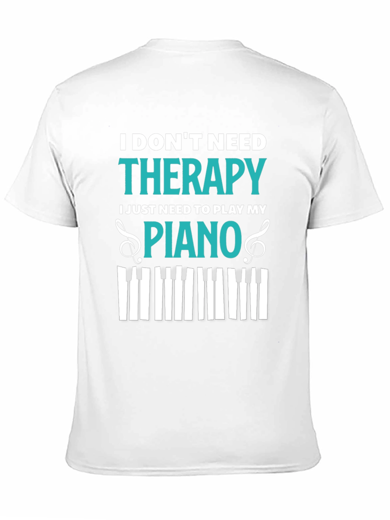 Piano Therapy T-Shirt - Music Lover Tee