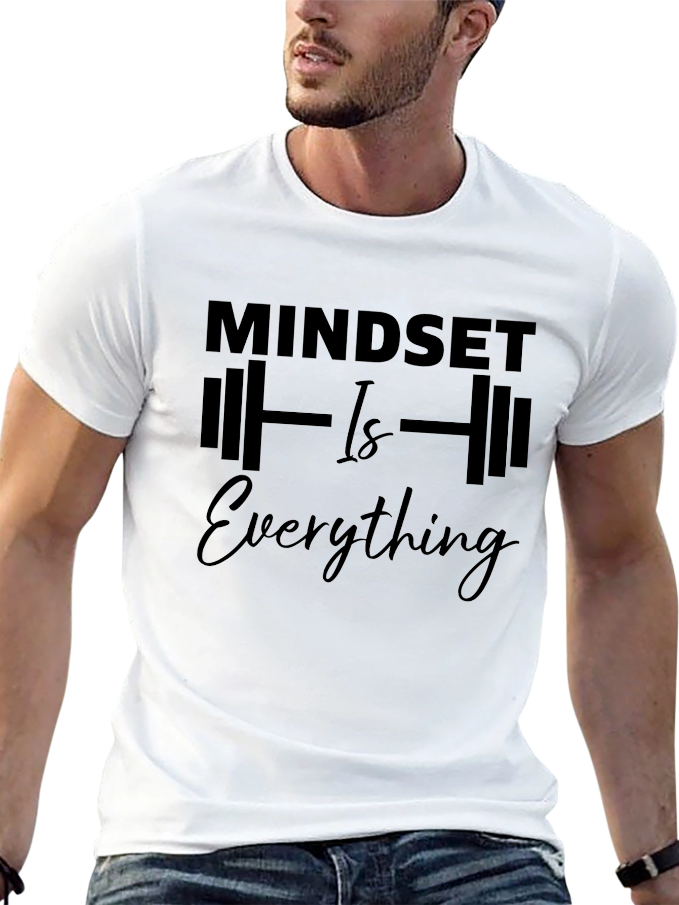 Mindset Is Everything Graphic Tee - Motivational Shirt