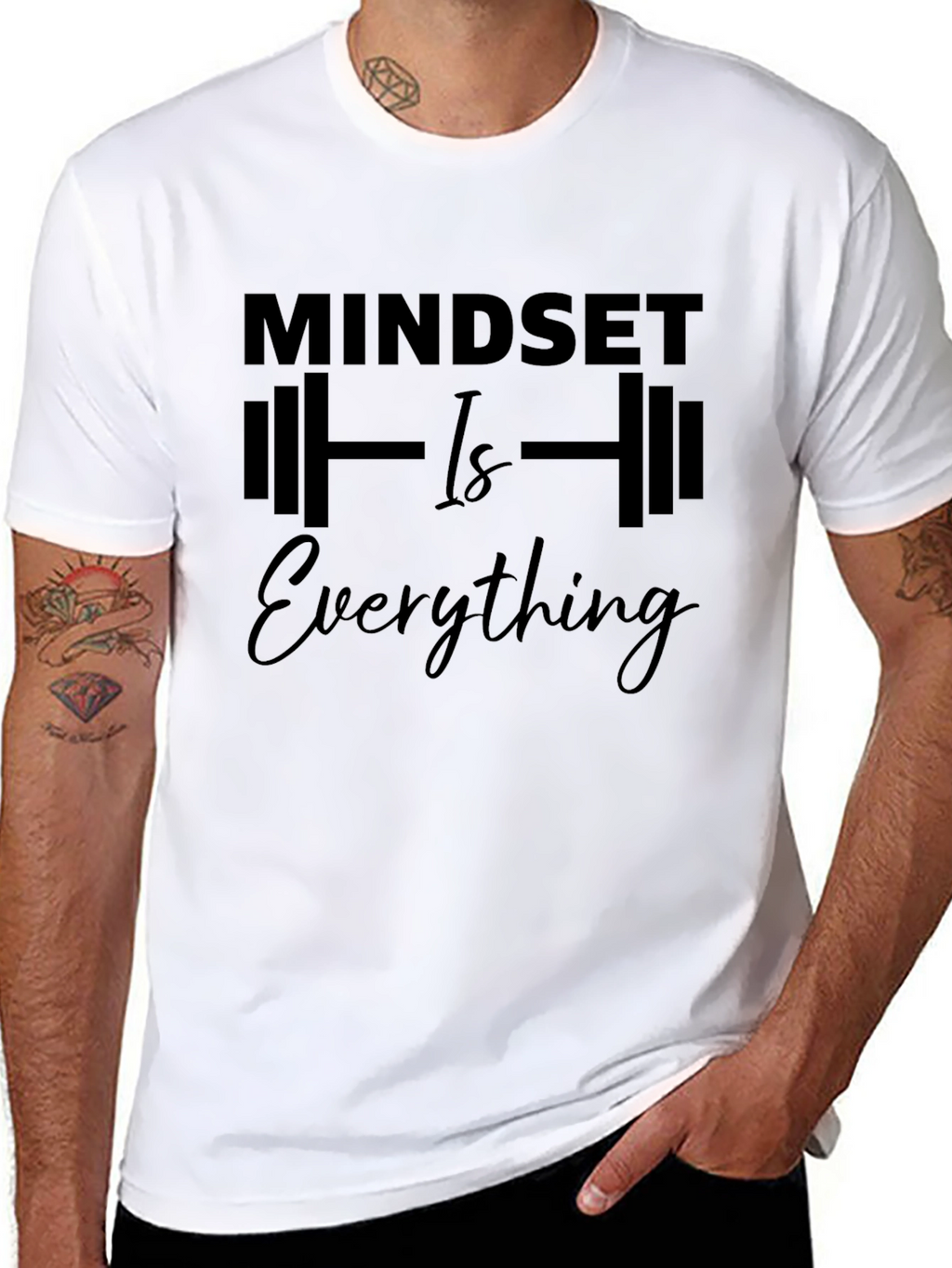 Mindset Is Everything Graphic Tee - Motivational Shirt