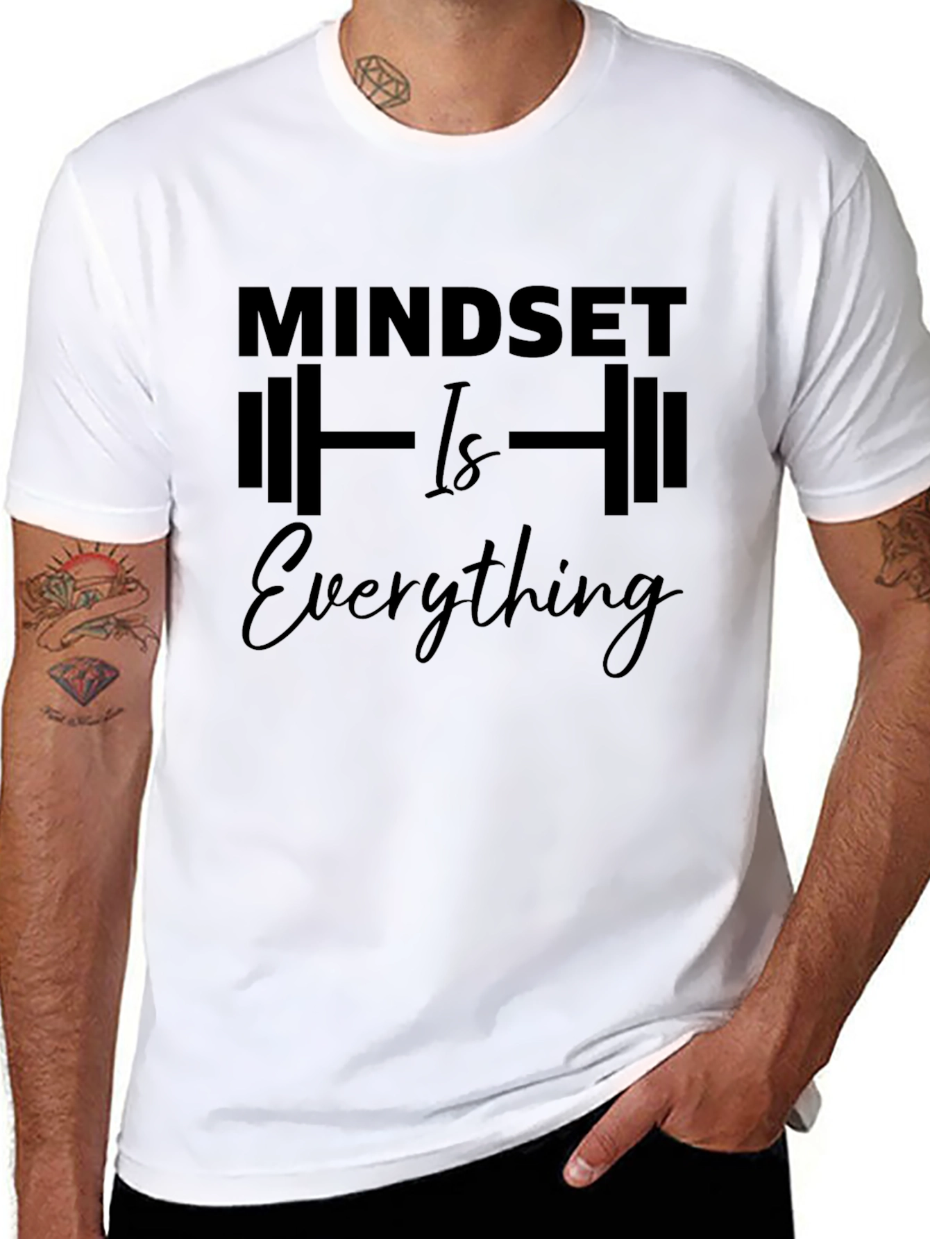 Mindset Is Everything Graphic Tee - Motivational Shirt