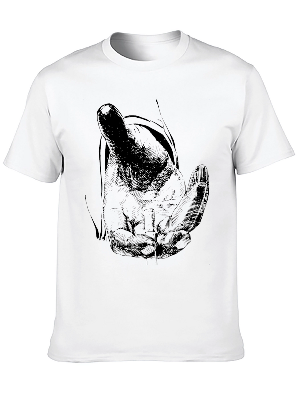 Hand Graphic Tee - Classic Black