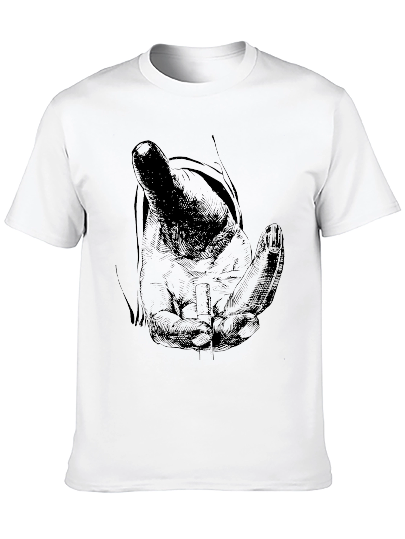 Hand Graphic Tee - Classic Black