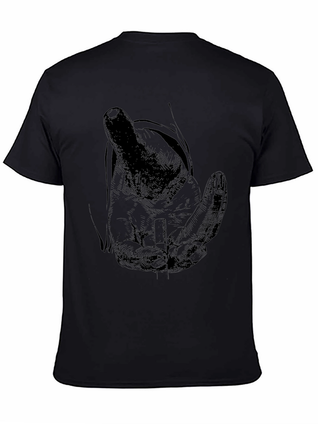 Hand Graphic Tee - Classic Black