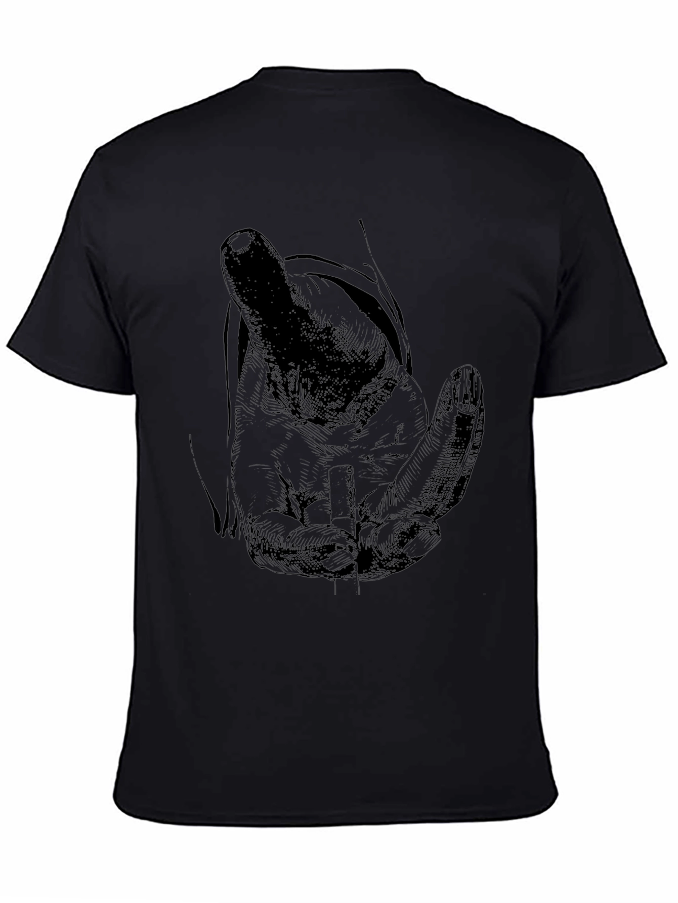 Hand Graphic Tee - Classic Black