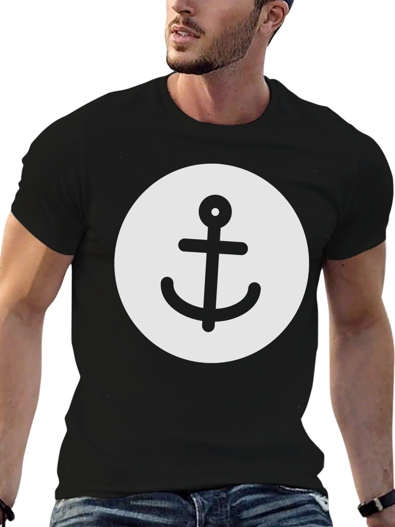 Nautical Anchor Graphic Tee - Stylish & Comfortable