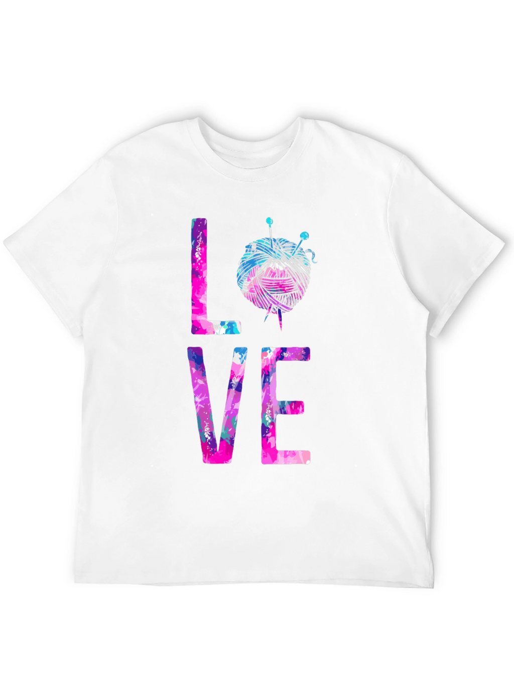 Love Knitting T-Shirt - Yarn Ball Design