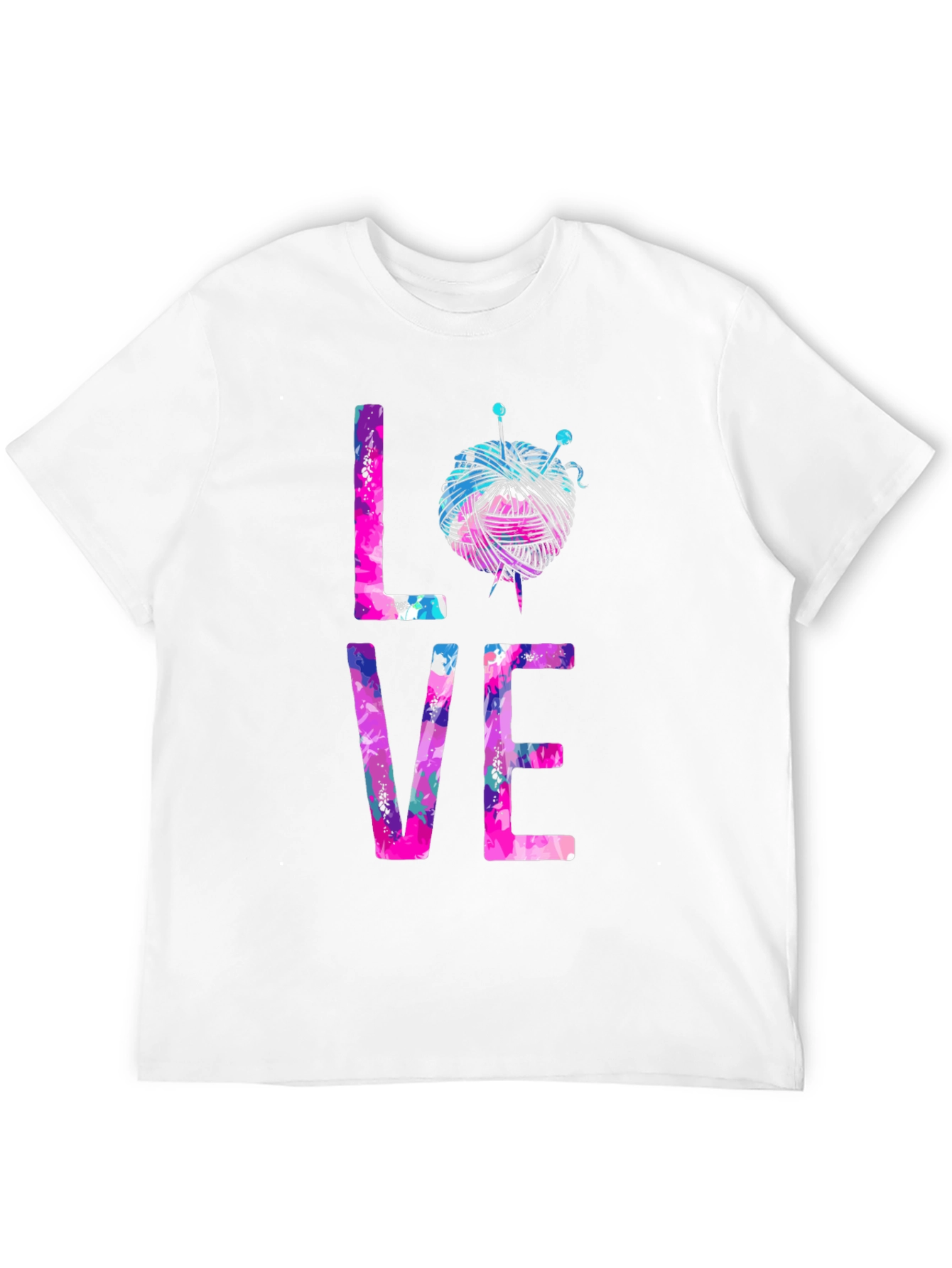 Love Knitting T-Shirt - Yarn Ball Design