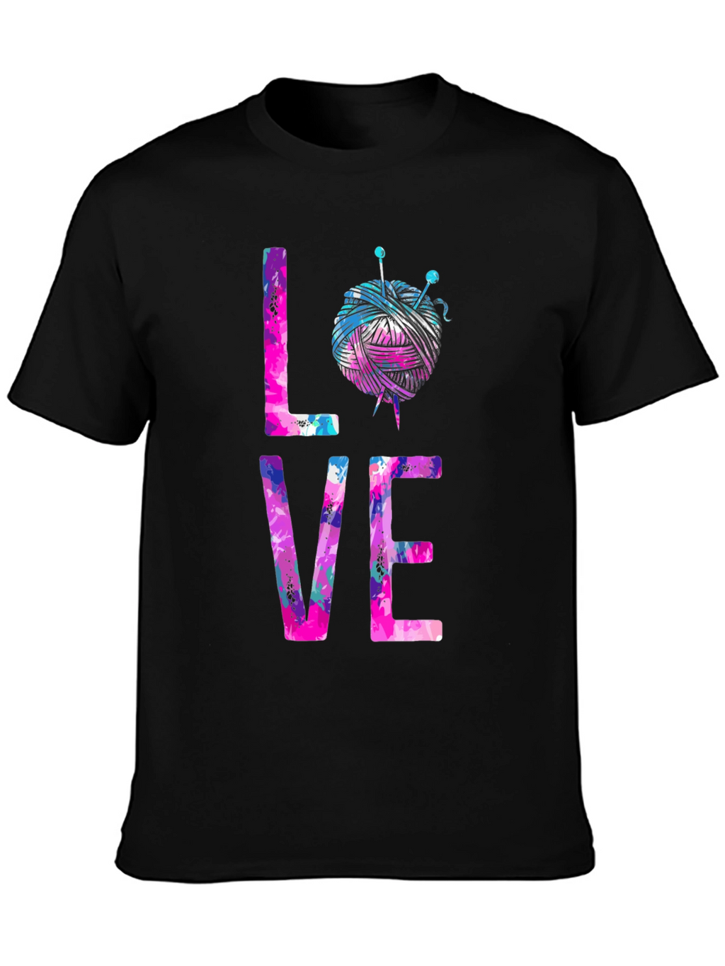 Love Knitting T-Shirt - Yarn Ball Design
