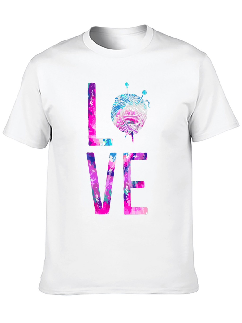 Love Knitting T-Shirt - Yarn Ball Design
