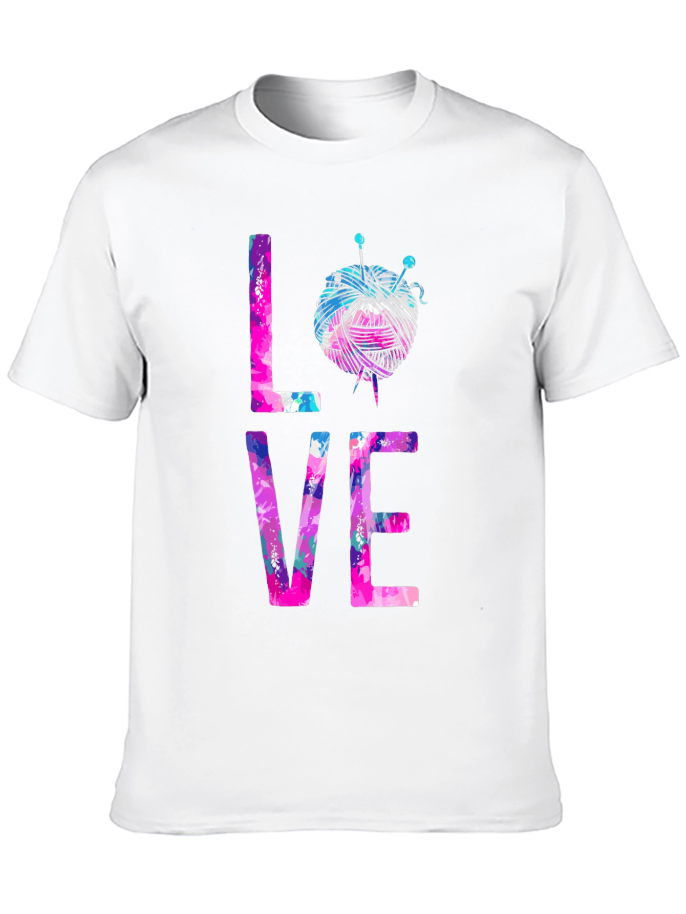 Love Knitting T-Shirt - Yarn Ball Design