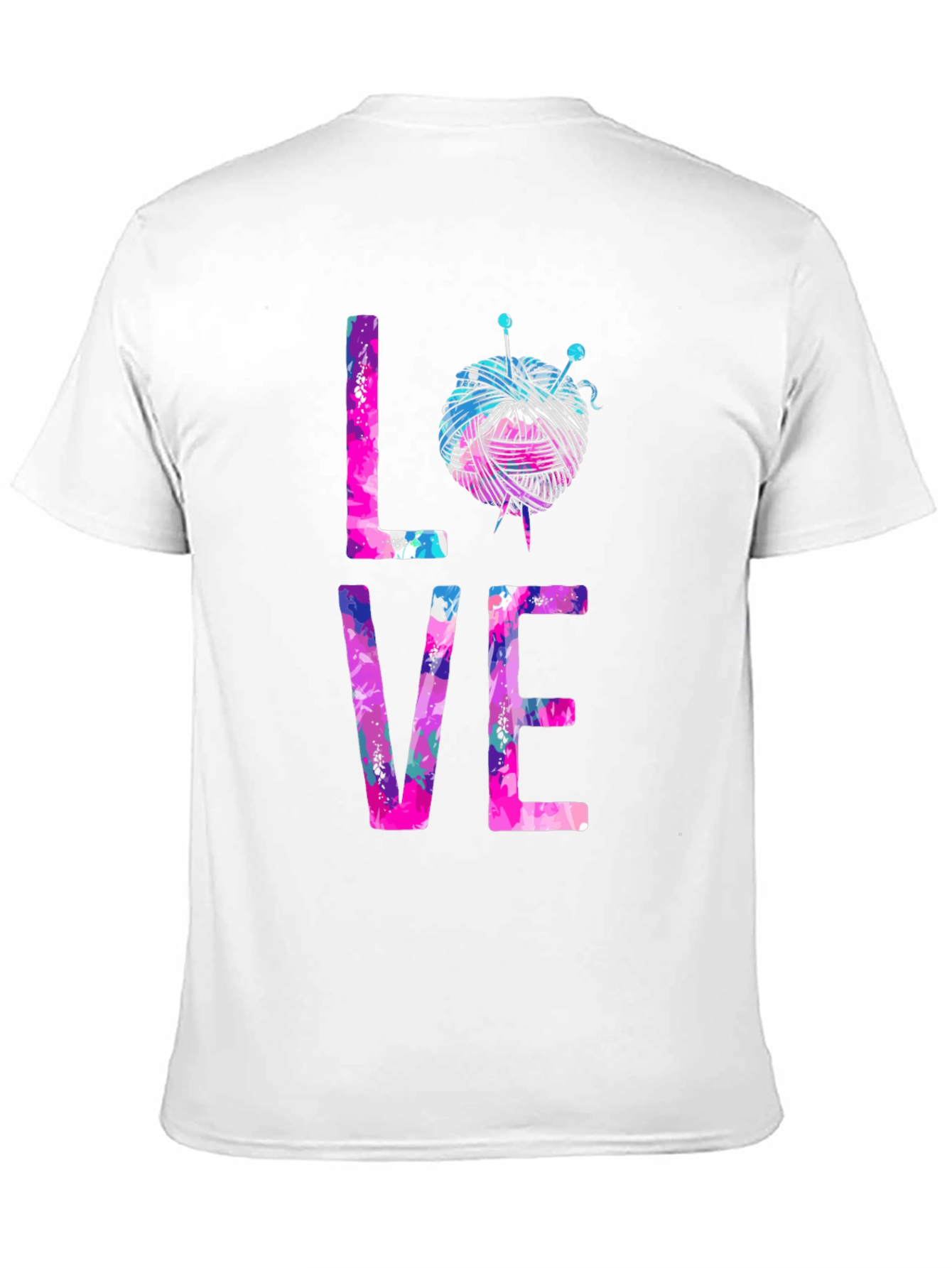 Love Knitting T-Shirt - Yarn Ball Design