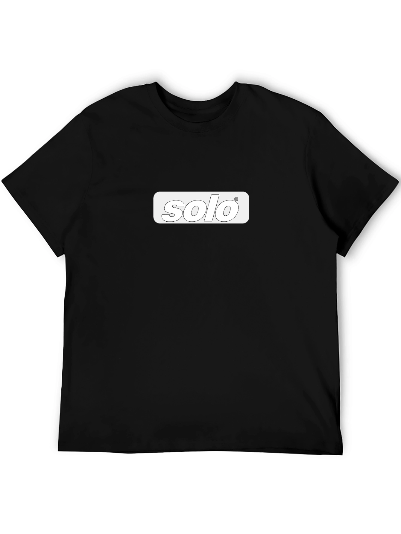 Solo Graphic T-Shirt - Stylish Black Cotton Tee