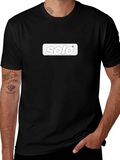 Solo Graphic T-Shirt - Stylish Black Cotton Tee