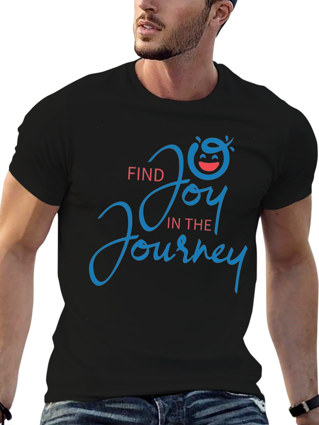 Joyful Journey Black T-Shirt