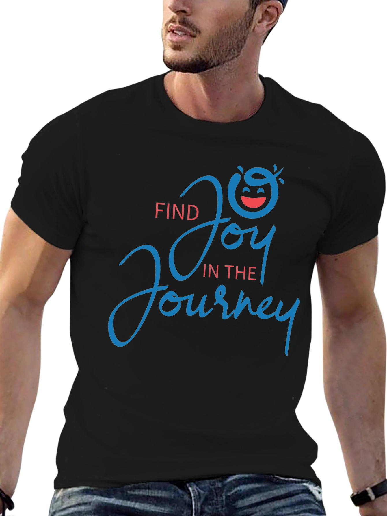 Joyful Journey Black T-Shirt