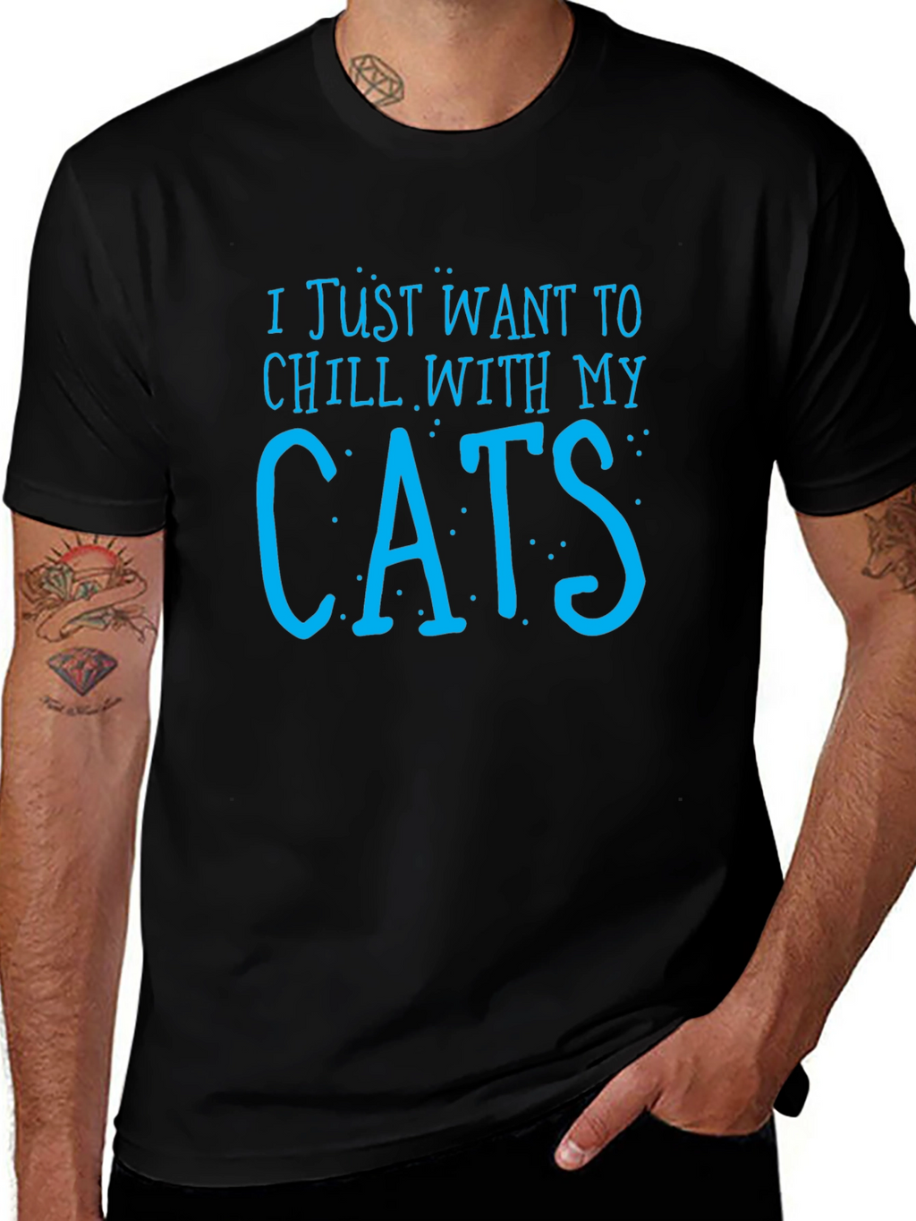 Chill with My Cats Graphic Tee
