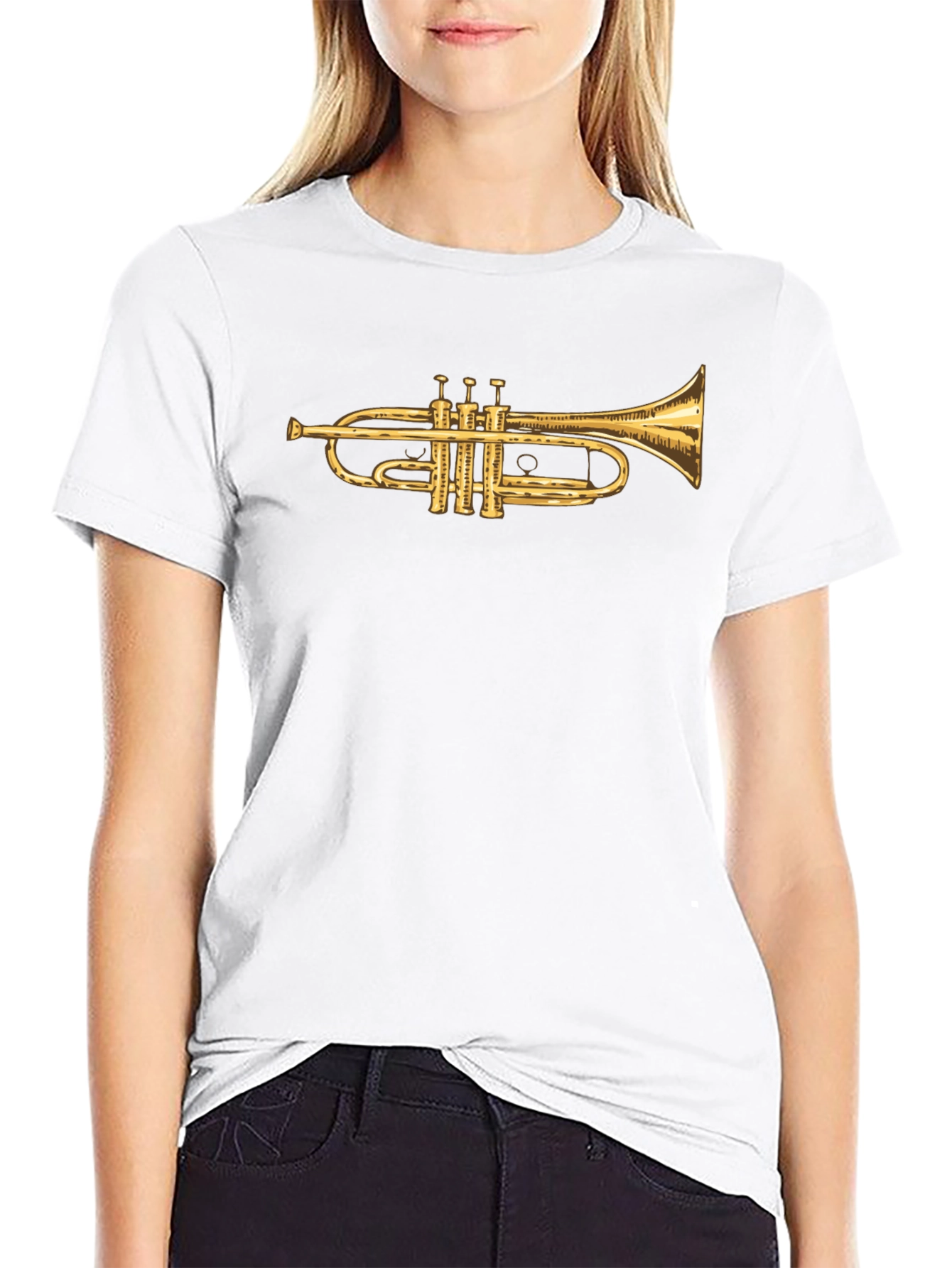 Trumpet Graphic T-Shirt - Musicians Tee