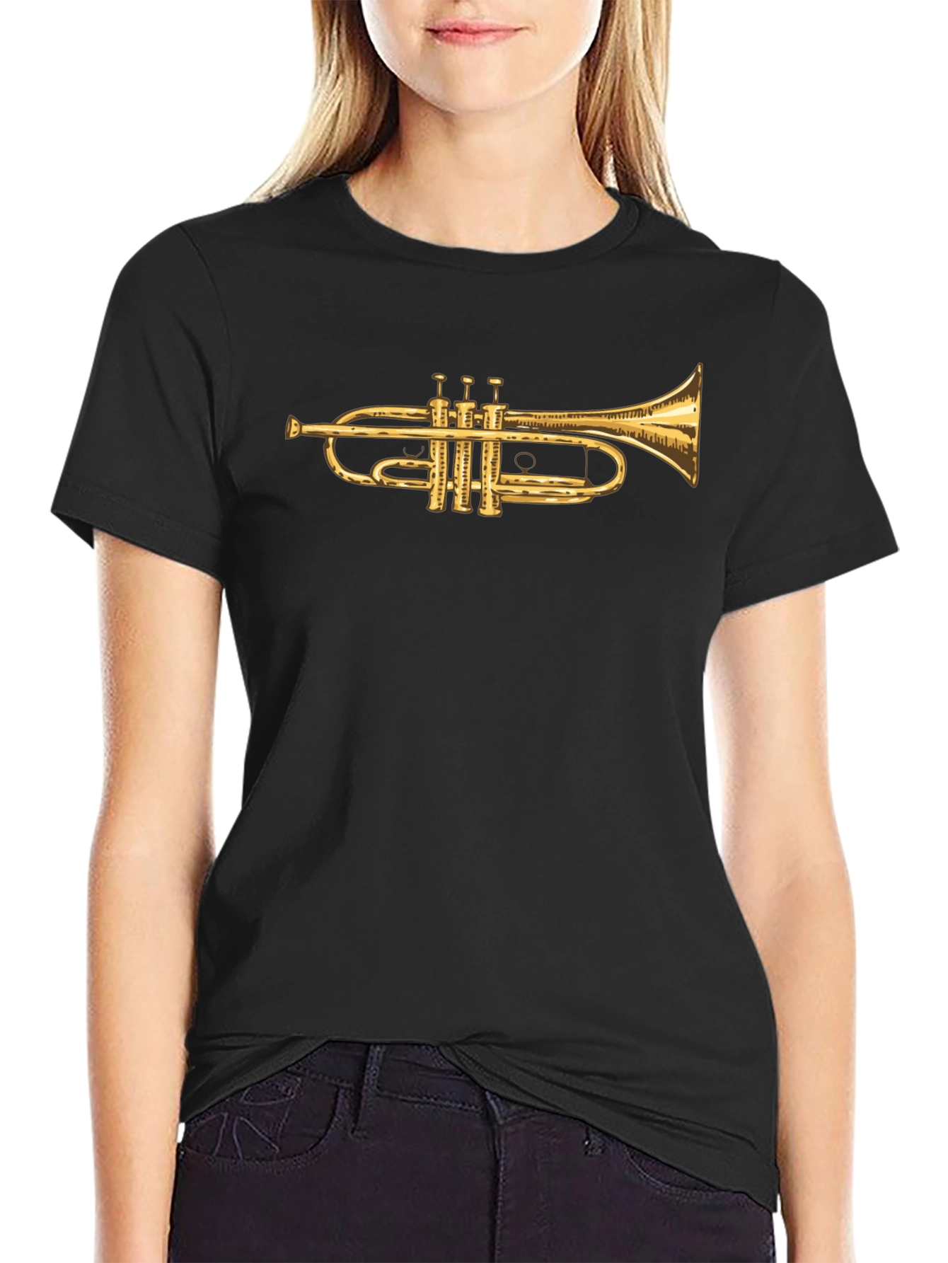 Trumpet Graphic T-Shirt - Musicians Tee