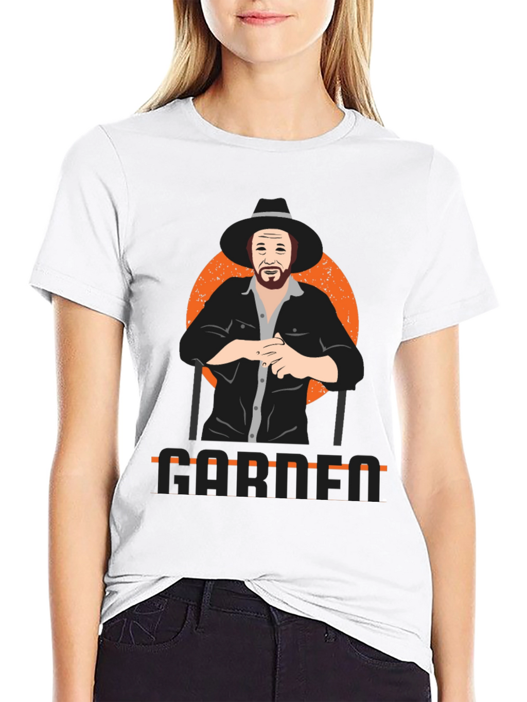 Garth Graphic Print Black T-Shirt