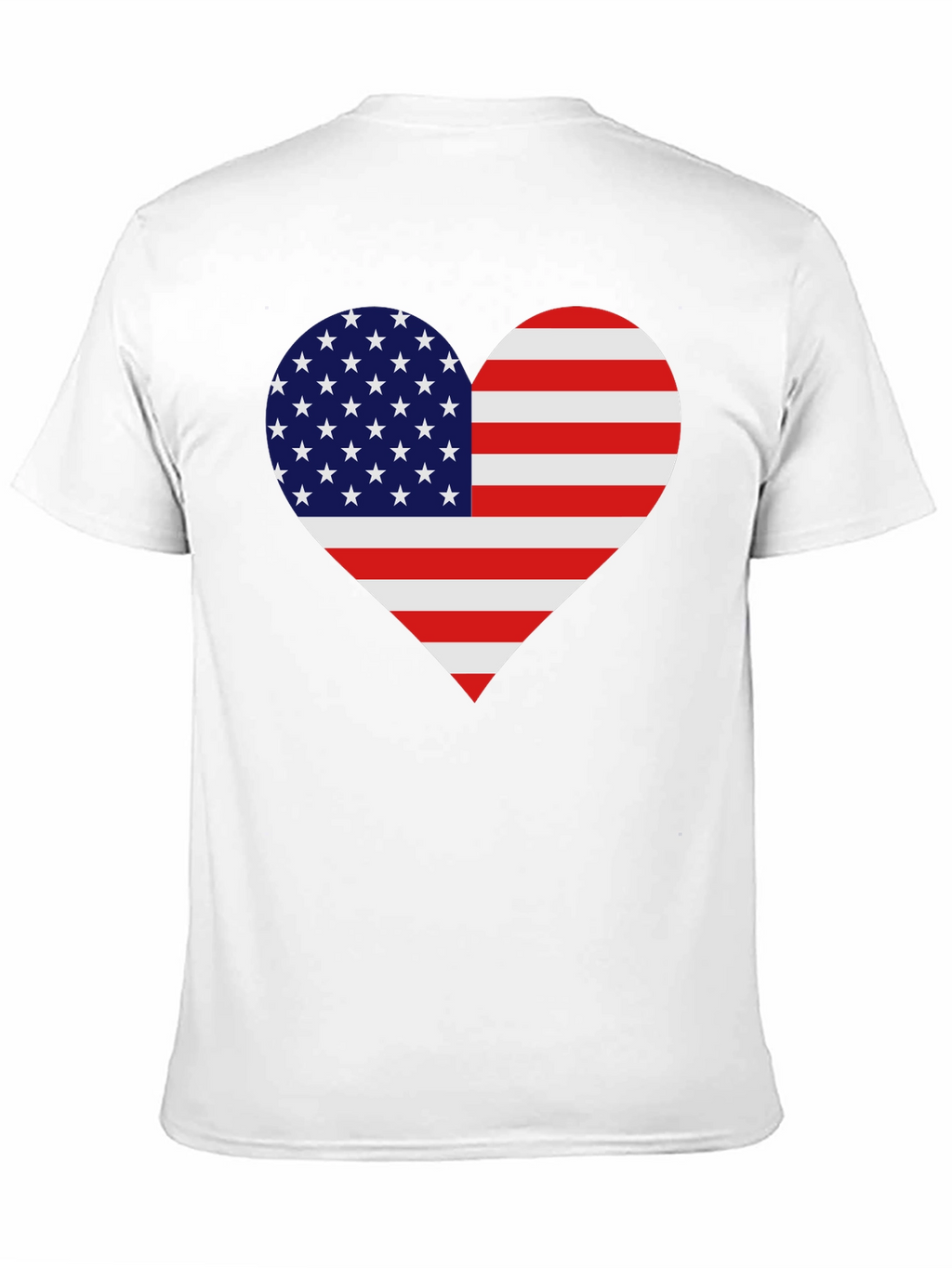 American Flag Heart T-Shirt