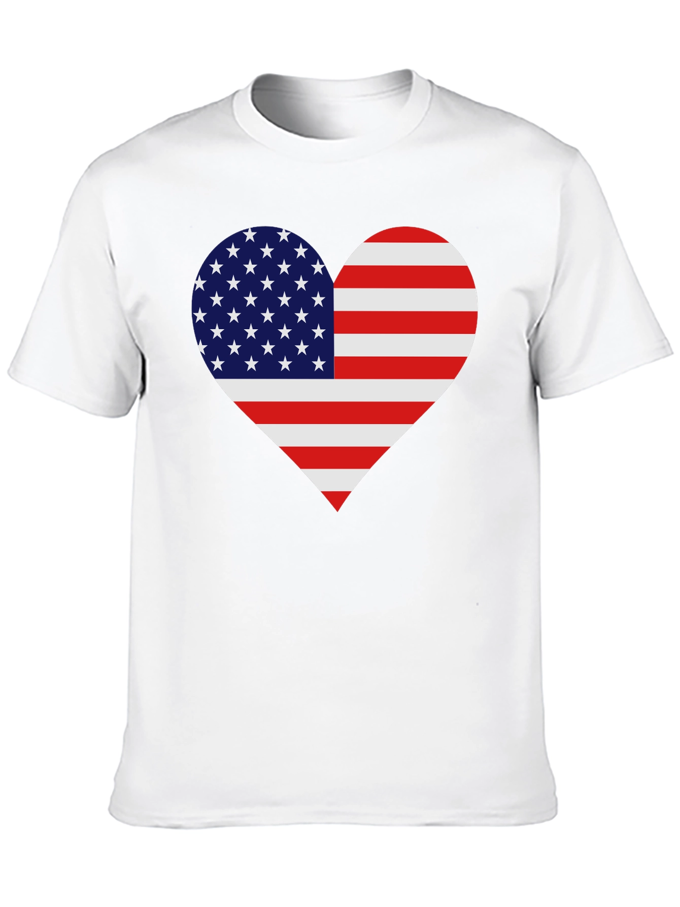 American Flag Heart T-Shirt