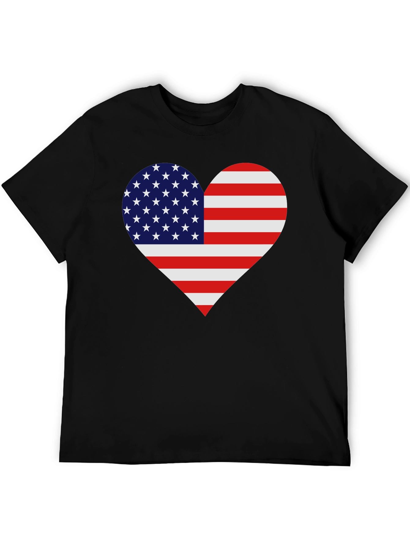 American Flag Heart T-Shirt