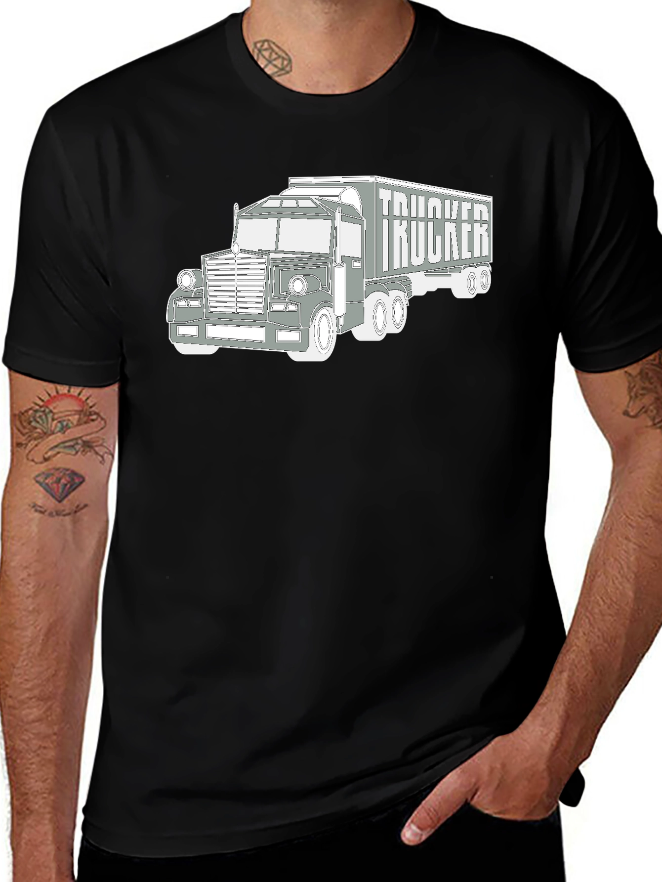 Trucker T-Shirt - Classic Truck Design
