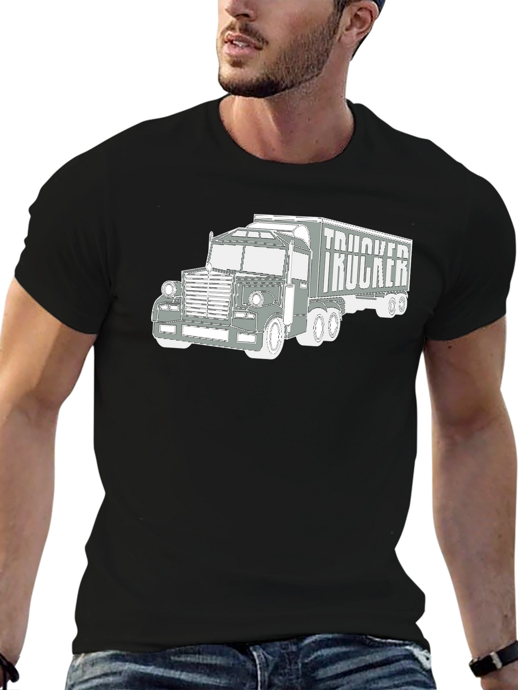 Trucker T-Shirt - Classic Truck Design