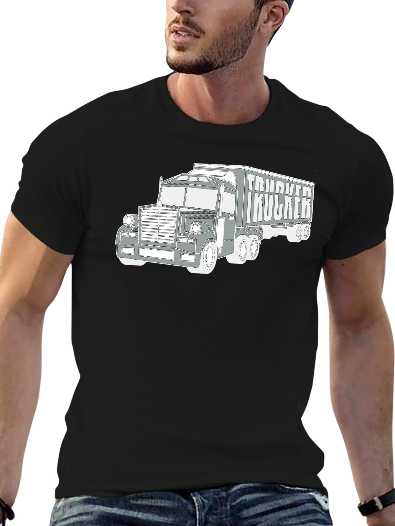 Trucker T-Shirt - Classic Truck Design