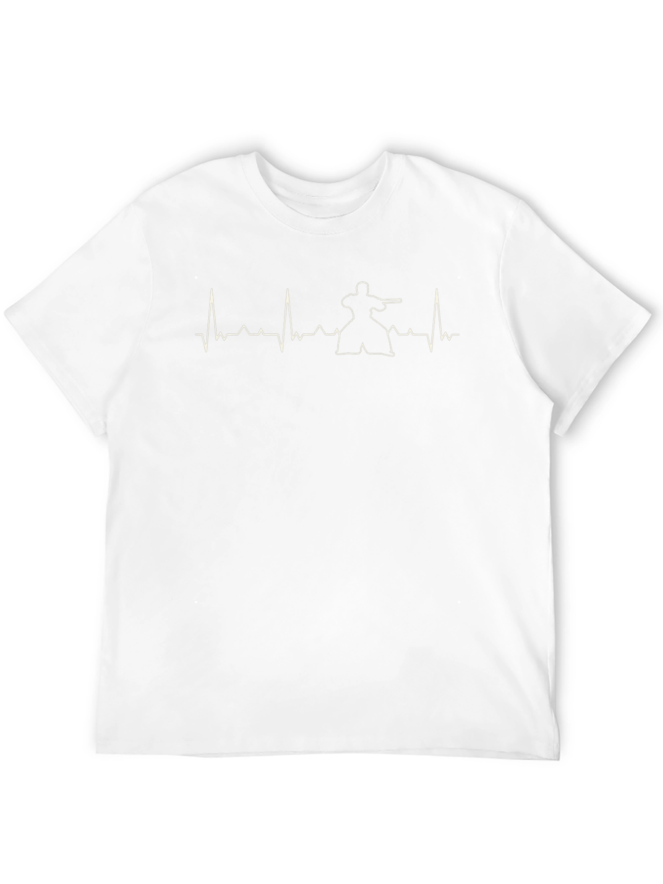 Kendo Heartbeat T-Shirt - Martial Arts Design