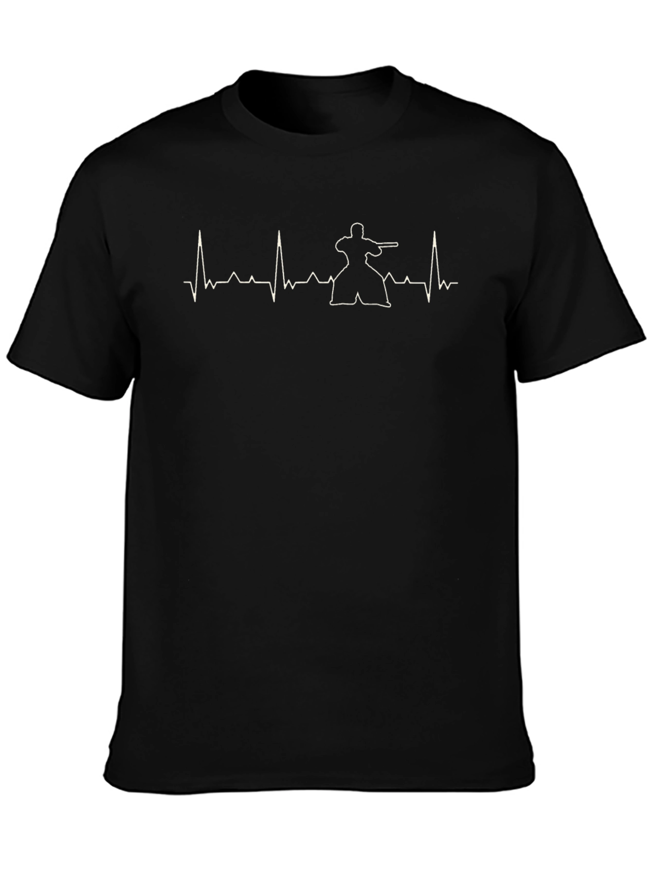 Kendo Heartbeat T-Shirt - Martial Arts Design